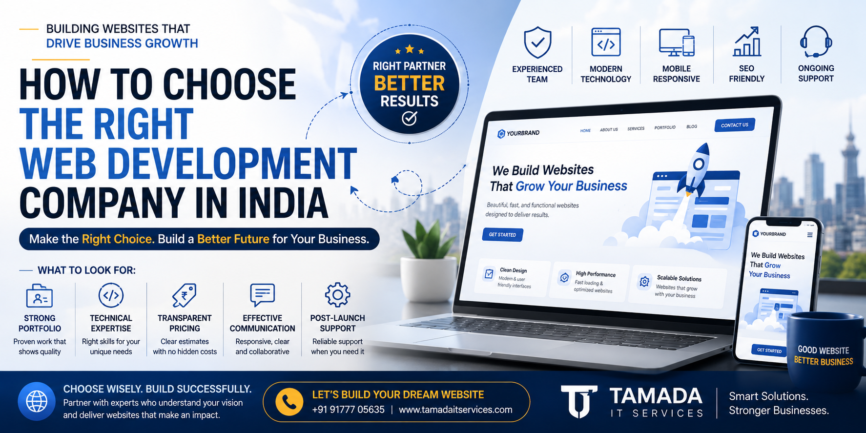 How to Choose the Right Web Development Company in India